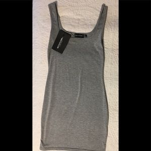 grey bodycon dress